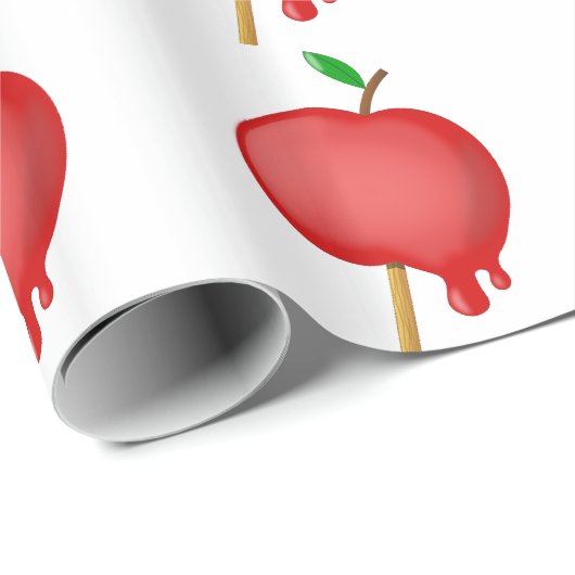 Süßigkeits-Apple-Packpapier Geschenkpapier (Rolleneckpunkt)