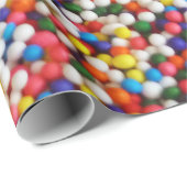 Süßigkeits-Bälle Geschenkpapier (Rolleneckpunkt)