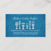 Süßigkeits-Buffet-Visitenkarten Visitenkarte (Vorderseite)