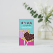 Süßigkeits-Catering-Geschäfts-Karten Visitenkarte (Stehend Vorderseite)