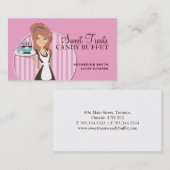 Süßigkeits-Catering-Geschäfts-Karten Visitenkarte (Vorne/Hinten)