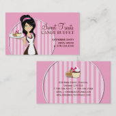 Süßigkeits-Catering-Geschäfts-Karten Visitenkarte (Vorne/Hinten)