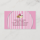 Süßigkeits-Catering-Geschäfts-Karten Visitenkarte (Rückseite)