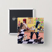 Süßigkeits-Geschäft Labradors Button (Vorne & Hinten)