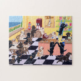 Süßigkeits-Geschäft Labradors Puzzle