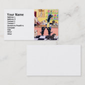 Süßigkeits-Geschäft Labradors Visitenkarte (Vorne/Hinten)