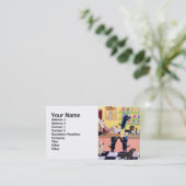 Süßigkeits-Geschäft Labradors Visitenkarte (Stehend Vorderseite)