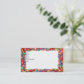 Süßigkeits-Geschäft Visitenkarte (Stehend Vorderseite)