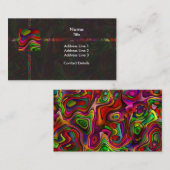 Süßigkeits-Geschäfts-Chaos Visitenkarte (Vorne/Hinten)