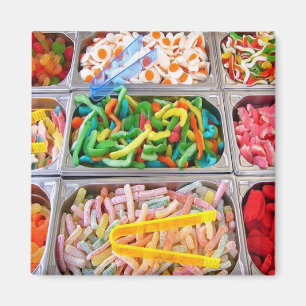 Süßigkeits-Geschäfts-Magnet Magnet