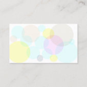 Süßigkeits-Geschäfts-Visitenkarte-Schablone Visitenkarte (Rückseite)