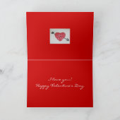 Süßigkeits-Herz-Valentinstag-Karte Feiertagskarte (Innenseite)