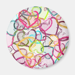 Süßigkeits-Herzen Magnet