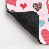 Süßigkeits-Herzen Mousepad (Ecke)