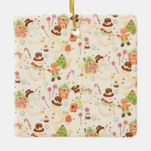 Süßigkeits-Land Keramikornament