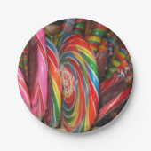 Süßigkeits-Land-Papier-Party-Teller Pappteller (Vorderseite)