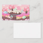 Süßigkeits-Land-Visitenkarten Visitenkarte (Vorne/Hinten)