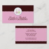 Süßigkeits-langsam galoppierende Visitenkarten Visitenkarte (Vorne/Hinten)