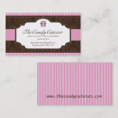 Süßigkeits-Lebensmittellieferant-Visitenkarte Visitenkarte (Vorne/Hinten)