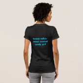 Süßigkeits-Mädchen T-Shirt (Schwarz voll)
