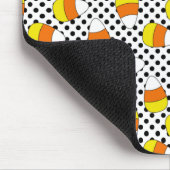 Süßigkeits-Mais-Halloween-Tupfen Mousepad (Ecke)