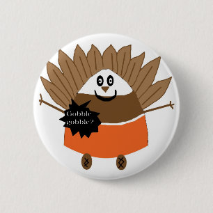 Süßigkeits-Maisknopf Herr-Gobble Button