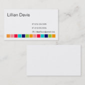 Süßigkeits-Quadrate Visitenkarte (Vorne/Hinten)