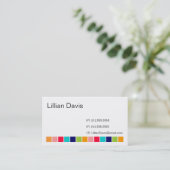 Süßigkeits-Quadrate Visitenkarte (Stehend Vorderseite)