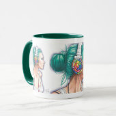 Süßigkeits-Rocker Coffe Tasse (Vorderseite Links)