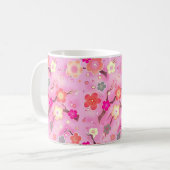 Süßigkeits-rosa Kaffeetasse (Vorderseite Links)