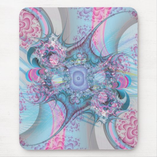 Süßigkeits-Rose Mousepad (Vorne)