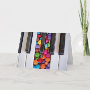 Süßigkeits-Schlüssel Karte