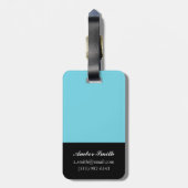 Süßigkeits-Streifen Gepäckanhänger (Rückseite vertikal)