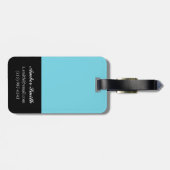 Süßigkeits-Streifen Gepäckanhänger (Rückseite horizontal)