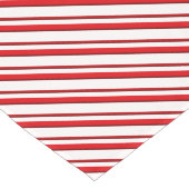 Süßigkeits-Streifen, Pfefferminzrot u. Weiß Kurzer Tischläufer (Ecke)