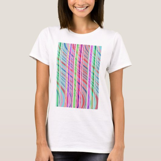 Süßigkeits-Streifen T-Shirt (Vorderseite)