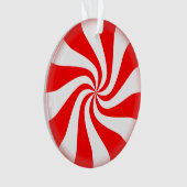 Süßigkeits-Strudel Ornament (Vorderseite)