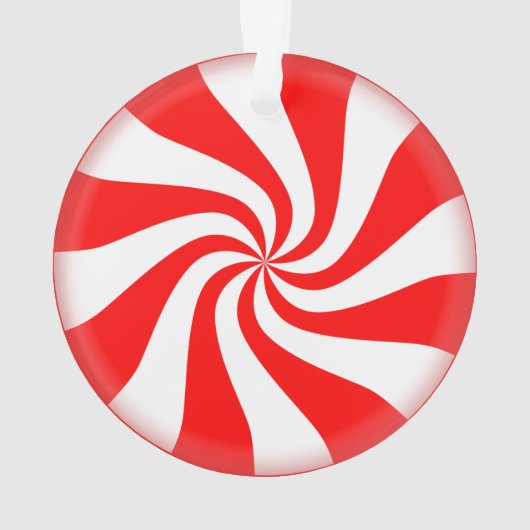 Süßigkeits-Strudel Ornament (Rückseite)