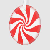 Süßigkeits-Strudel Ornament (Vorderseite)