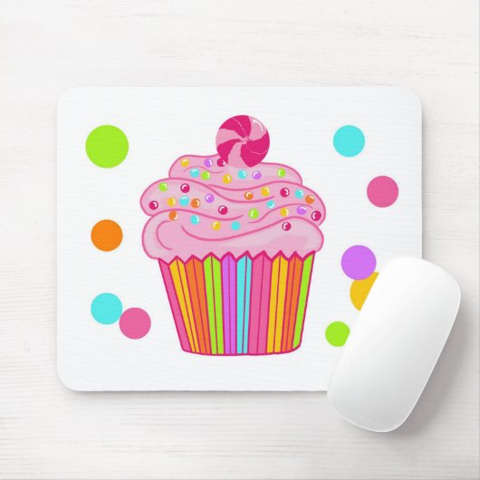 Süßigkeits-Überraschungs-kleiner Kuchen Mousepad (Mit Mouse)