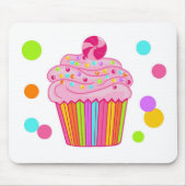 Süßigkeits-Überraschungs-kleiner Kuchen Mousepad (Vorne)