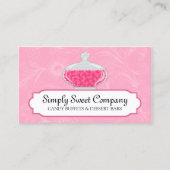 Süßigkeits-und Nachtisch-Buffet Visitenkarte (Vorderseite)