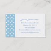 Süßigkeits-Visitenkarte Visitenkarte (Rückseite)