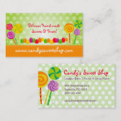 Süßigkeits-Visitenkarte Visitenkarte (Vorne/Hinten)