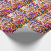 Süßigkeits-Zerstampfung Geschenkpapier (Ecke)