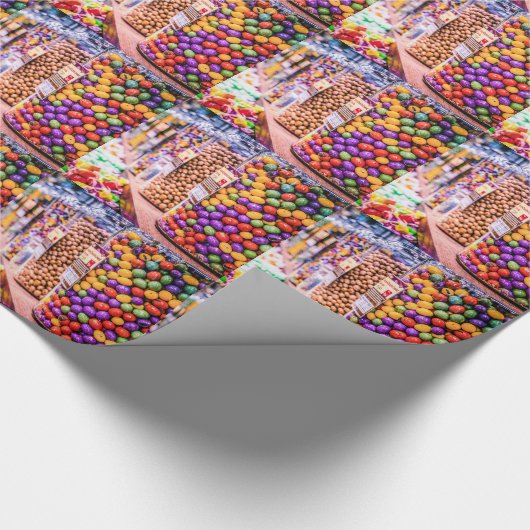 Süßigkeits-Zerstampfung Geschenkpapier (Ecke)