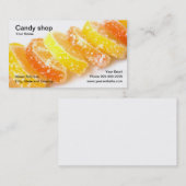 Süßigkeitsgeschäft Visitenkarte (Vorne/Hinten)