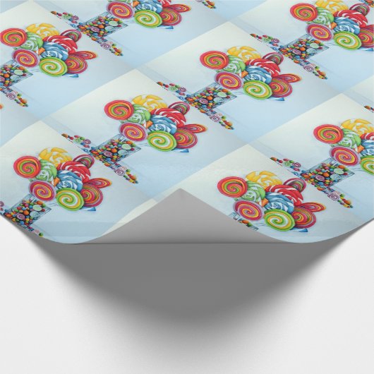 Süßigkeitsland Geschenkpapier (Ecke)