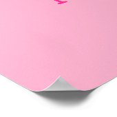 Süßigkeitslippe Cupcake Pink/White Custom Banner Poster (Ecke)