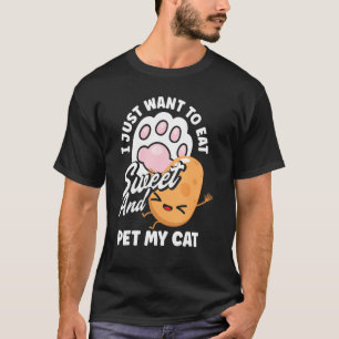 Süßkartoffel Gemüsekatzen Besitzer T-Shirt